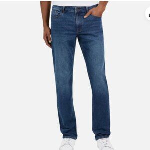 Izod Saltwater Mens 40x30 Straight Fit Jeans Blue Denim
